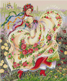 Festive Scarf Cross Stitch Kit By Merejka