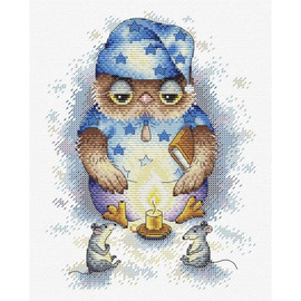 Night Gathering Cross Stitch Kit by MP studia