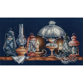 LAMPS- Cross stitch kit by Andriana
