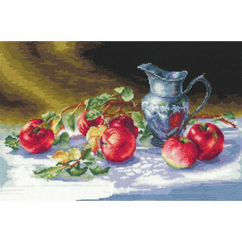 Juicy Apples Counted Cross Stitch Kit by Andriana