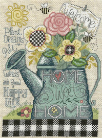 Plant pull and Grow Cross Stitch Chart By Diane Arthurs