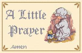 A Little Prayer Cross Stitch Kit by All our Yesterdays