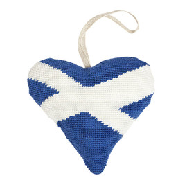 Scottish Saltire Lavender Heart Tapestry Kit by Cleopatra