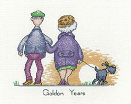 Golden Years Cross Stitch Kit by Heritage