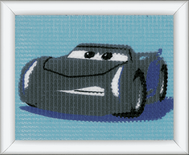 Long Stitch Kit: Disney: Cars - Jackson Storm By Vervaco