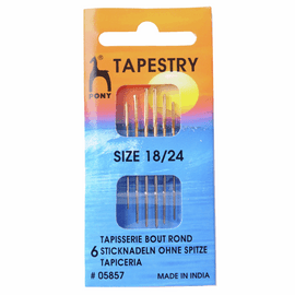 Hand Sewing Needles: Gold Eye: Tapestry Size 18-24