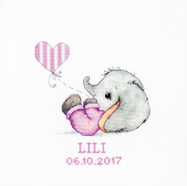 Baby Girl Cross stitch kit  by Luca s