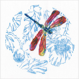 Dance Of Dragonflies Cross Stitch Kit by RTO