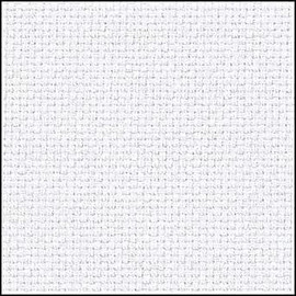 White - Zweigart 22 count Hardanger Evenweave White 53 x 48cm