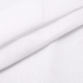 White - Zweigart 28 count Cashel Linen White by the Metre