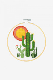 Cactus Cross Stitch Kit by DMC