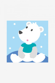 Adorable Polar Bear Tapestry Kit by DMC