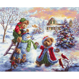 Fun Loving Merriment Cross Stitch Kit by Letistitch