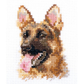 Shepherd cross stitch kit by ALisa