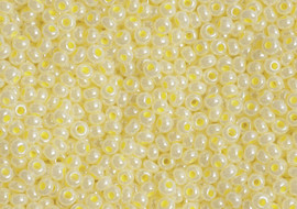 Opaque Seed Beads Lemon Yellow 27g by Gutermann