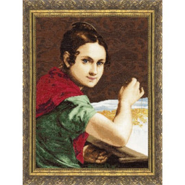 Gold Embroideress Cross Stitch Kit By Golden Fleece