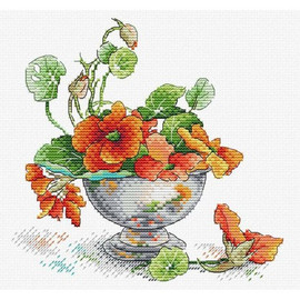 Nasturtium Cross Stitch Kit By MP Studia