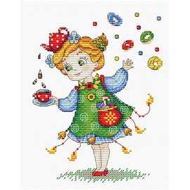 Celebration Tea Cross Stitch Kit By MP Studia