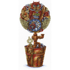 Steampunk Topiary Cross Stitch Kit By MP Studia