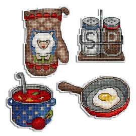 Bon Appetit Cross Stitch Kit On Plastic Canvas By MP Studia