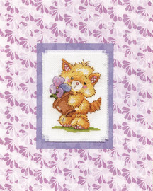 Cat Counted Cross Stitch Kit by Design Works Crafts