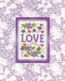 Love Counted Cross Stitch Kit by Design Works Crafts 