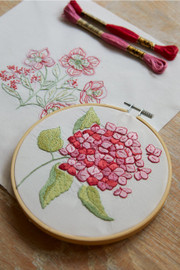 The Blissful Blooms Embroidery Duo Kit By DMC