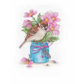 Spring Greetings Cross Stitch Kit By Oven