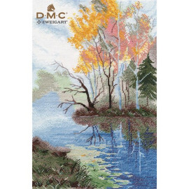 At The Lake Cross Stitch Kit By Oven