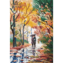 Autumn Walk Cross Stitch Kit By Oven