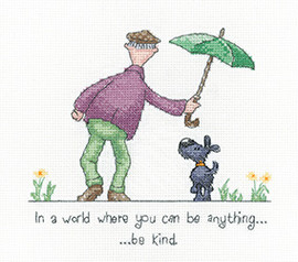 Be Kind Cross Stitch Kit by Golden Years