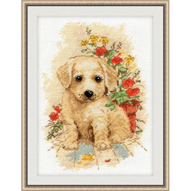 My Puppy Cross Stitch Kit By Oven