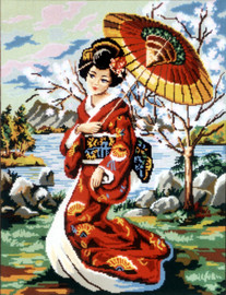Geisha Tapestry Canvas By Gobelin