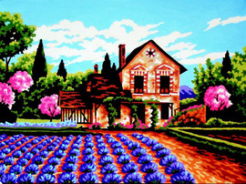 Spring Cottage Tapestry Canvas By Gobelin
