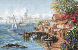 Mariner's Haven Counted Cross Stitch Kit By Luca S