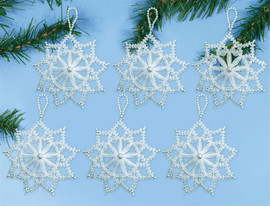 Crystal Christmas Flower Tree Ornaments Kit by Design Works