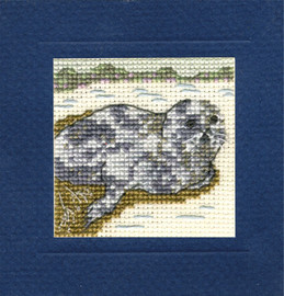 Seal Card Cross Stitch Kit by Textile Heritage