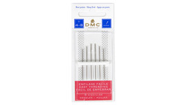 DMC Easy Threading Needles Sharp ends Size 4 to 8