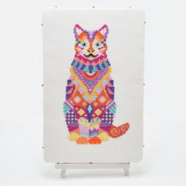 Mandala Cat Cross Stitch Kit by Meloca Designs