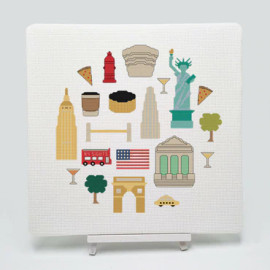 New York Cross Stitch Kit by Meloca Designs