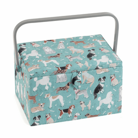 Sewing Box (M): Dogs By Hobby Gift