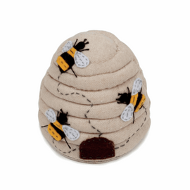 Pincushion: Hive: Appliqué: Bee