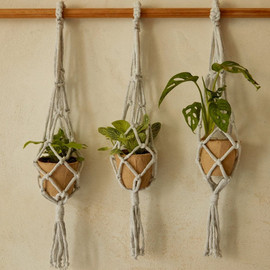 The Exhale Plant Hanger Macrame Kit by DMC