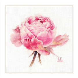 Watercolours Pink exquisite Cross Stitch Kit by Alisa