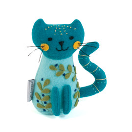 Appliqué Cat Pincushion by Hobby Gift