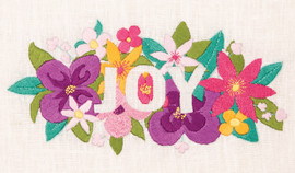 "Joy" Embroidery Kit by Anchor
