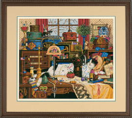 Maggie The Messmaker Counted Cross Stitch Kit By Dimensions