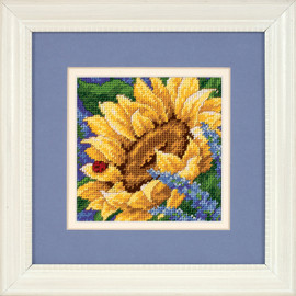 Sunflower and Ladybug Mini Needlepoint Kit by Dimensions