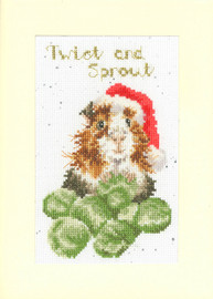 Twist And Sprout Counted Cross Stitch Card Kit By Bothy Threads