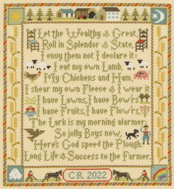The Farmer's Prayer Counted Cross Stitch Kit By Bothy Threads